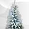 8Ft PVC Artificial Christmas Tree Snow Flocked with Metal Stand